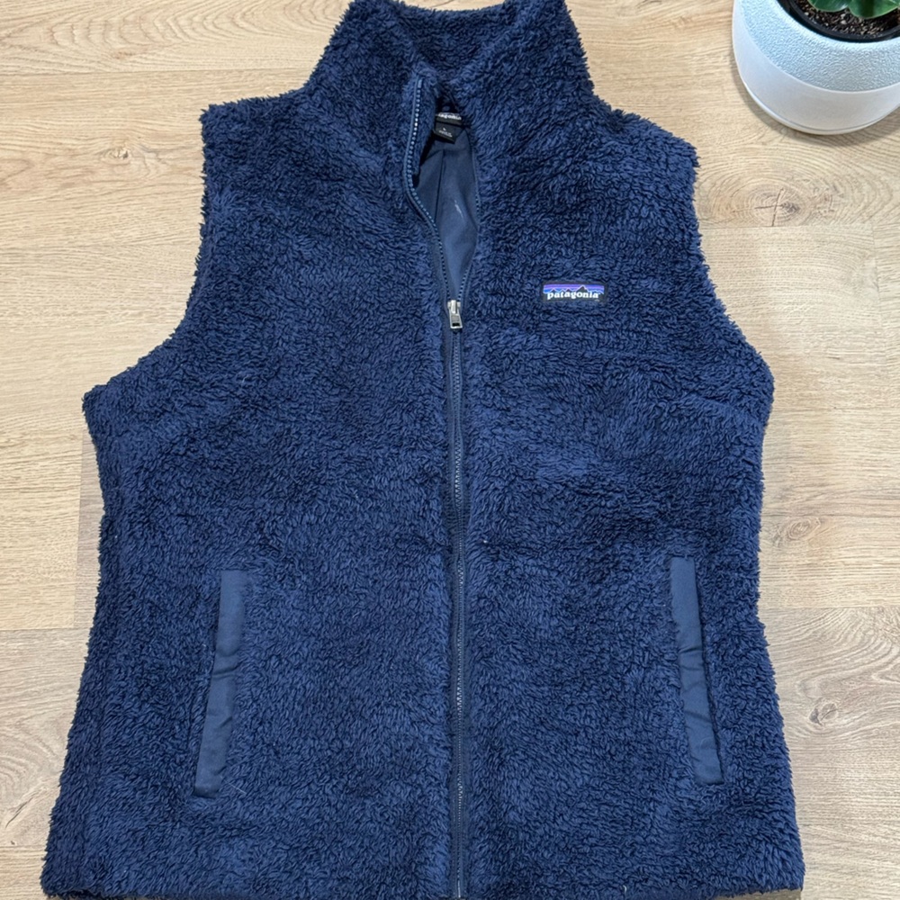 Patagonia Los Gatos Deep Blue Fleece Vest